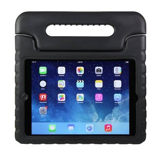 Case2go Tablet hoes geschikt voor Apple Tablet hoes geschikt voor Apple iPad 9.7 (2017/2018) - 9.7 Inch - Kinderhoes met handvat - Schokbestendige Kids cover - Zwart