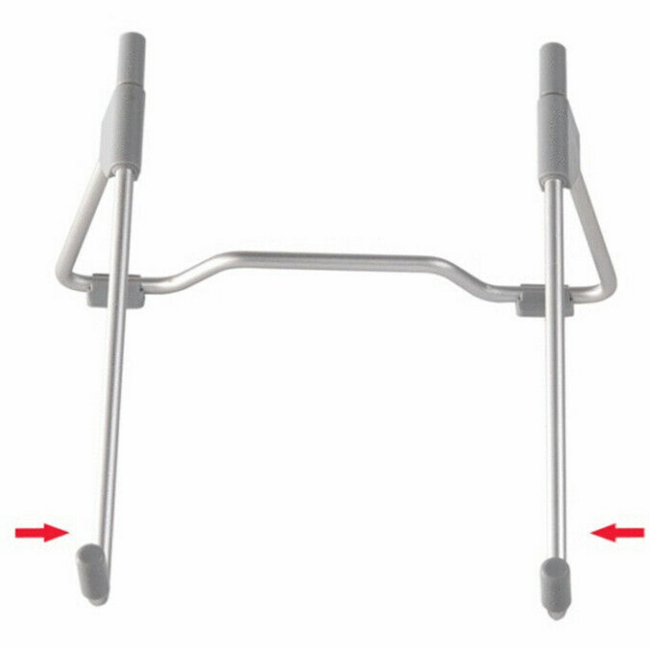 Universele Verstelbare & Opvouwbare Laptop Standaard  Aluminium Stand - Zilver