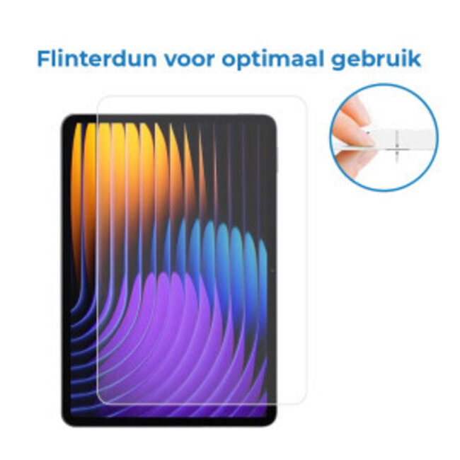 2-Pack Tablet screenprotector geschikt voor Xiaomi Pad 8/8 Pro (2025) - 11.1 Inch - 2 Stuks - Tempered Glass - Case Friendly - Transparant