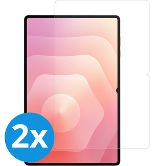 Case2go 2-Pack Tablet screenprotector geschikt voor Samsung Galaxy Tab S11 Ultra - 14.6 Inch - 2 Stuks - Tempered Glass - Case Friendly - Transparant
