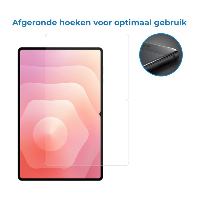 2-Pack Tablet screenprotector geschikt voor Samsung Galaxy Tab S11 Ultra - 14.6 Inch - 2 Stuks - Tempered Glass - Case Friendly - Transparant