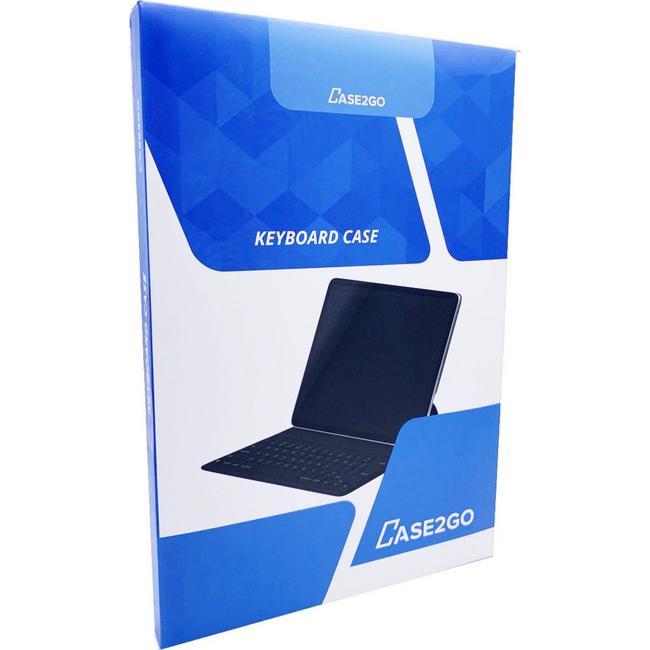 Case2go - Bluetooth Toetsenbord Hoes geschikt voor Apple iPad Pro 11 (2025/2024) - 11 Inch - Met Auto/Wake Functie - Touchpad - Bluetooth Magnetisch Keyboard Case - Zwart