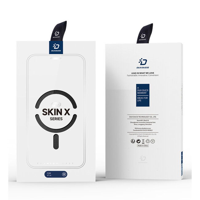 Dux Ducis - iPhone 14 Hoesje - Geschikt voor Magsafe - Book Case - Zwart