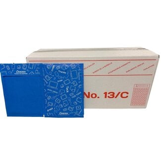 Case2go Partij bedrukte enveloppen 13/C - 100 stuks per doos - Nieuw