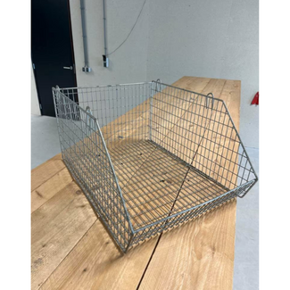 Stevige metalen draadmand - 60 x 47 x 32 cm - ideaal voor opslag