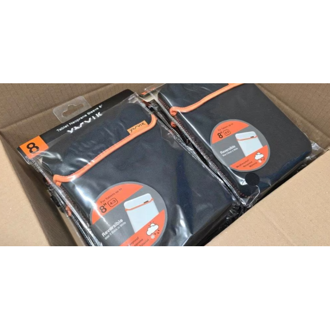 Restpartij Yarvik 8-inch Tablet Sleeves -  Zwart / Grijs