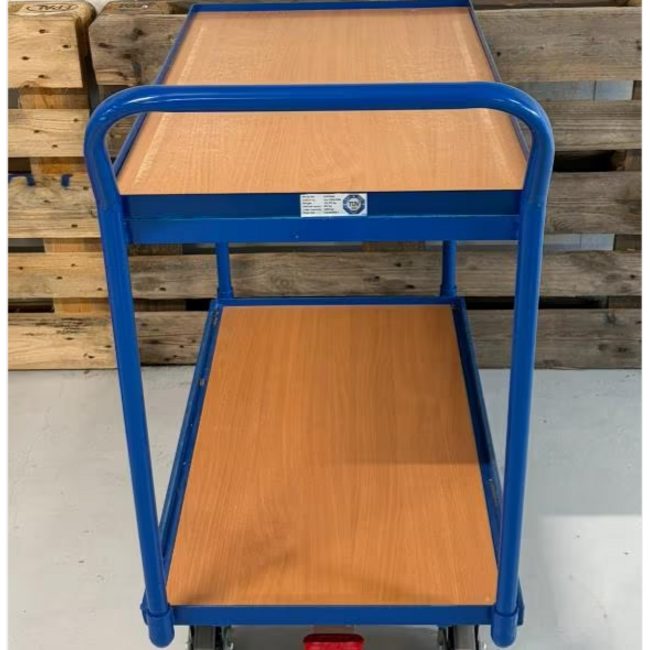 Tafelwagen met duwbeugel 80x50 - met voetrem