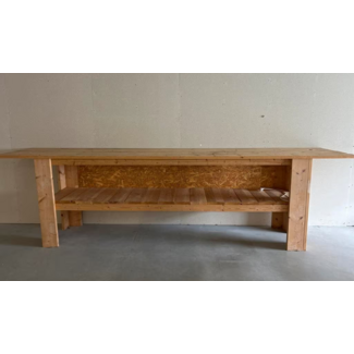 Robuuste Stijgerhouten Sta Tafel - 4 meter lang!