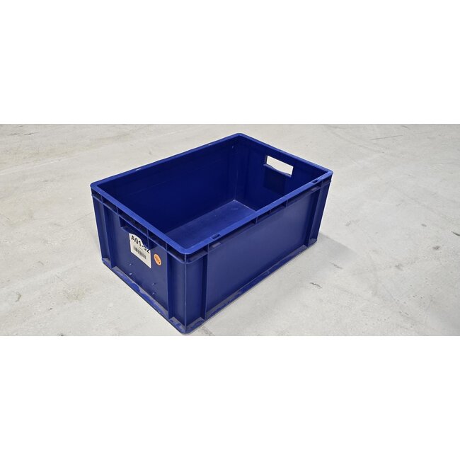 24 stuks - Kunststof Magazijnbak - 60 x 40 x 25 cm - Blauw