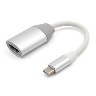 Case2go USB-C naar HDMI Adapter - 4K - USB-C Hub - HD kwaliteit - Zilver