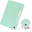 Case2go - Tablet hoes geschikt voor Samsung Galaxy Tab S9 (2023) - Auto Wake/Sleep functie - Tri-Fold Book Case met penhouder - Mint