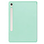Case2go - Tablet hoes geschikt voor Samsung Galaxy Tab S9 (2023) - Auto Wake/Sleep functie - Tri-Fold Book Case met penhouder - Mint