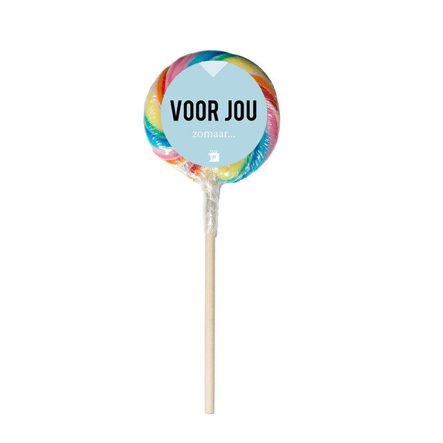 Regenboog lolly - VOOR JOU zomaar - per 6