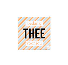 Bedank-thee - thee  in cadeau-doosje - per 12