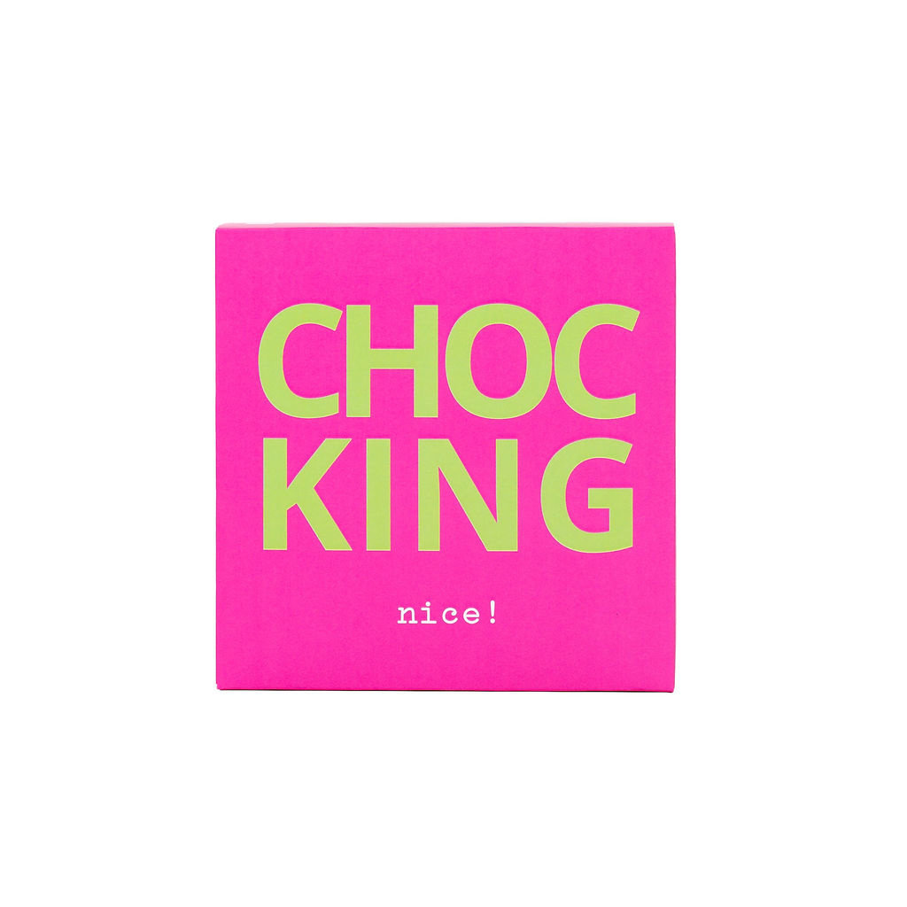 Bottle Language Choc-king nice! - chocola  in cadeau-doosje - per 12