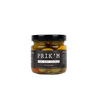Prik 'm aan een stokje olijven - piment olijven - per 12