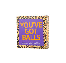 You've got balls! - chocola  in cadeau-doosje - per 12
