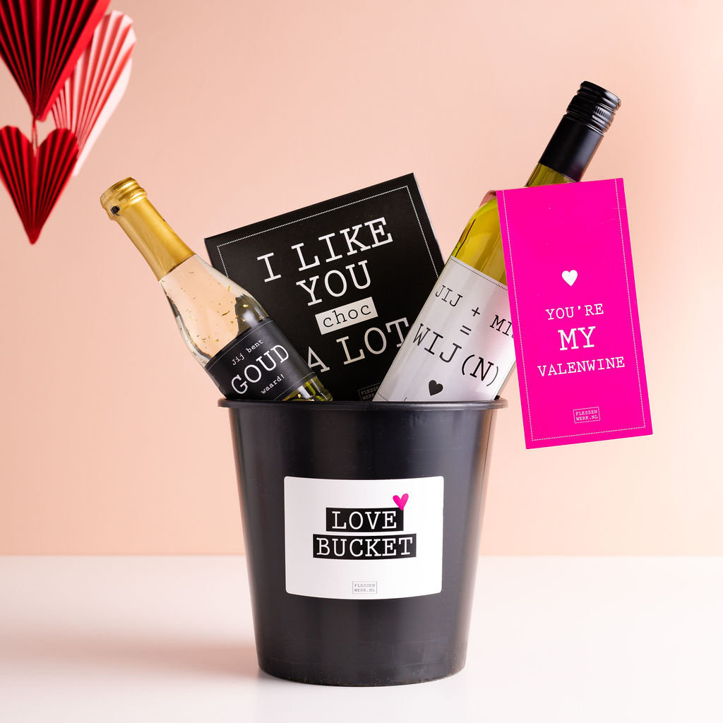 Flessenwerk Love bucket - medium (5 liter) - per 12