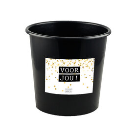 Voor Jou! bucket  - groot (8 liter) - per 12
