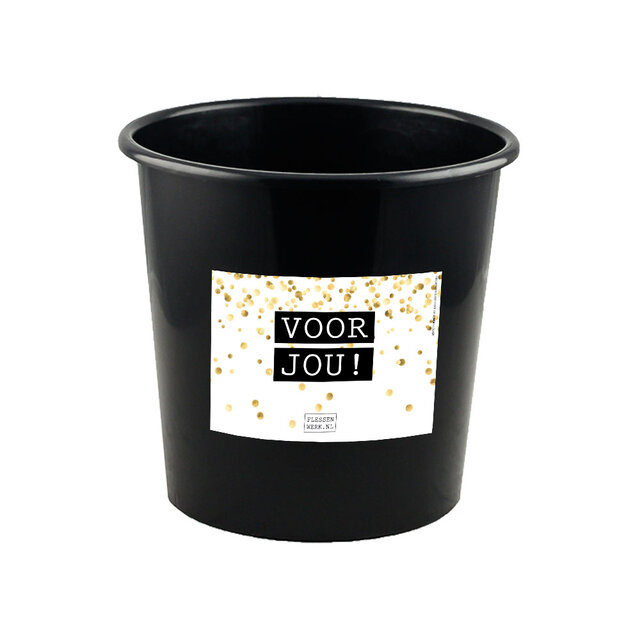 Voor Jou! bucket  - groot (8 liter) - per 12