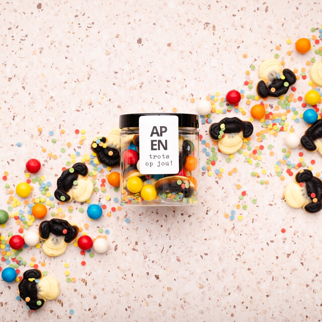 Snoep Mix tray - Goud waard - Feestvarken - Opkikker - Apentrots - per 16