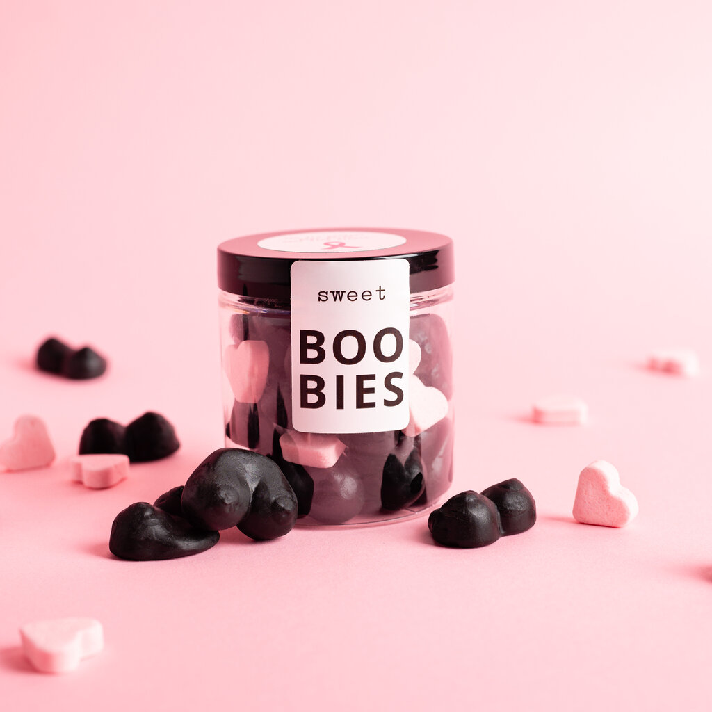 Bottle Language Snoep - Sweet Boobies - per 16