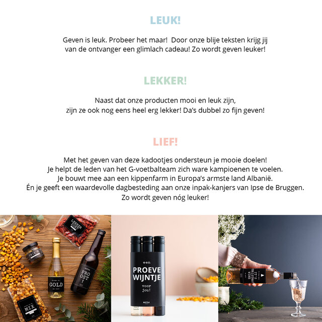 POS Geven is leuker - folder drieluik