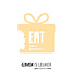 Eat your present POS EAT your present - branding - fotoborden large