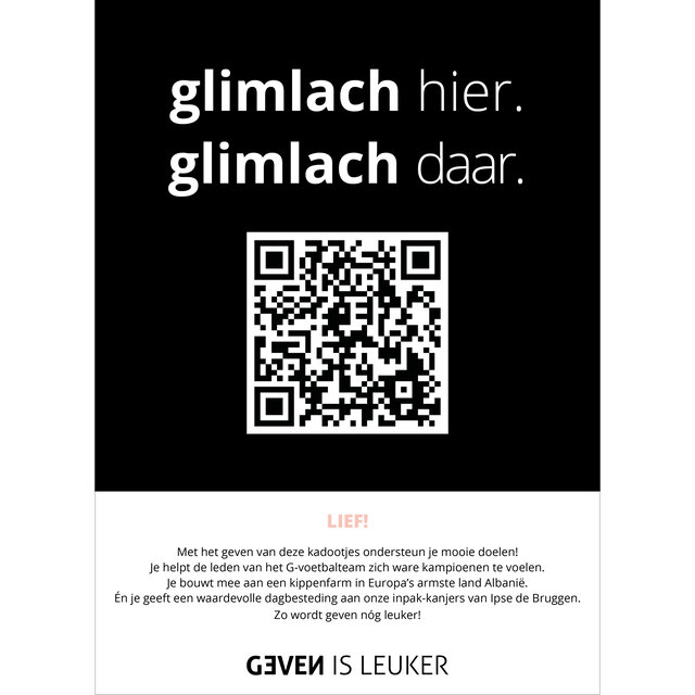 POS Geven is leuker - branding - fotoborden medium
