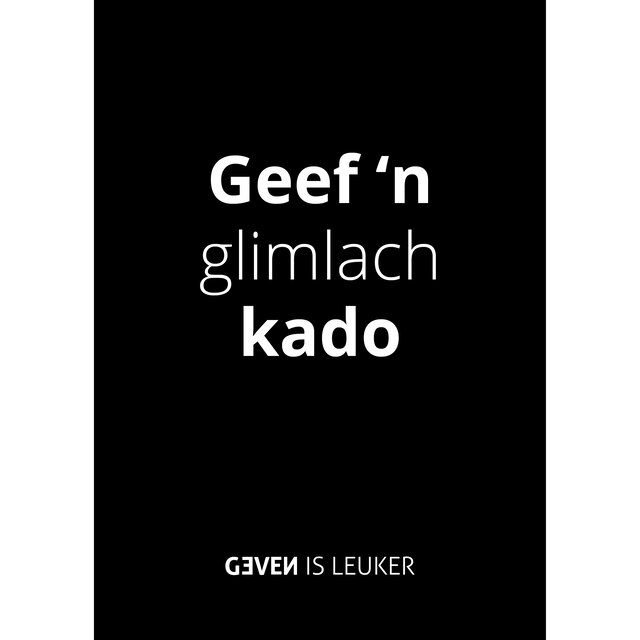 POS Geven is leuker - branding - posterset A3