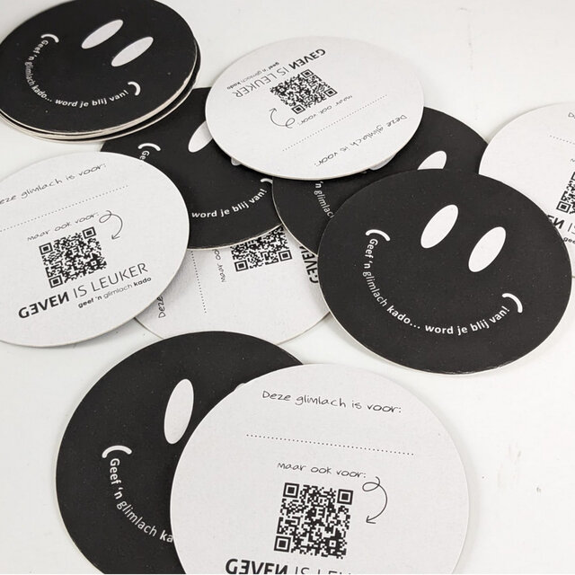 POS Geven is leuker - branding - kadokaartjes viltjes per 25st POS Geven is leuker - branding - kadokaartjes viltjes per 25st