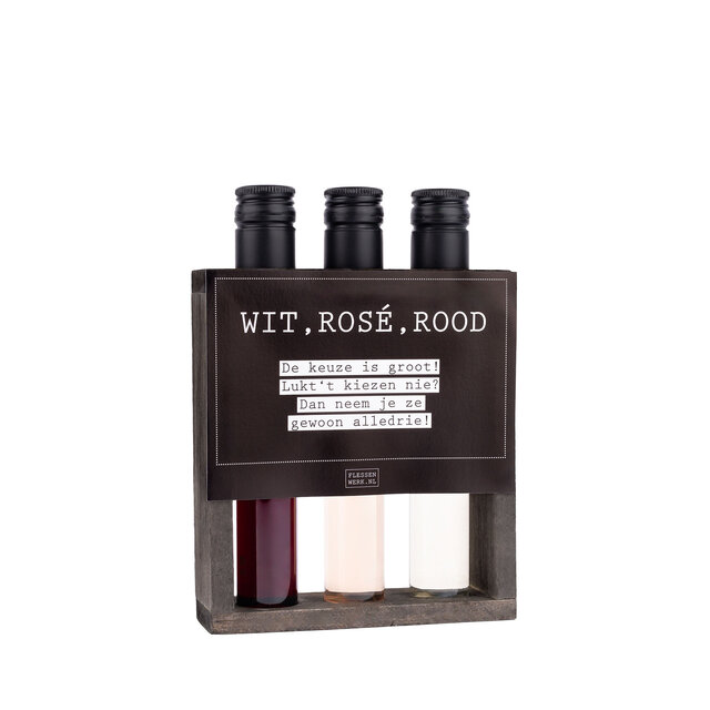 Wijngift - tubes in rekje - Lukt kiezen nie? - per 6