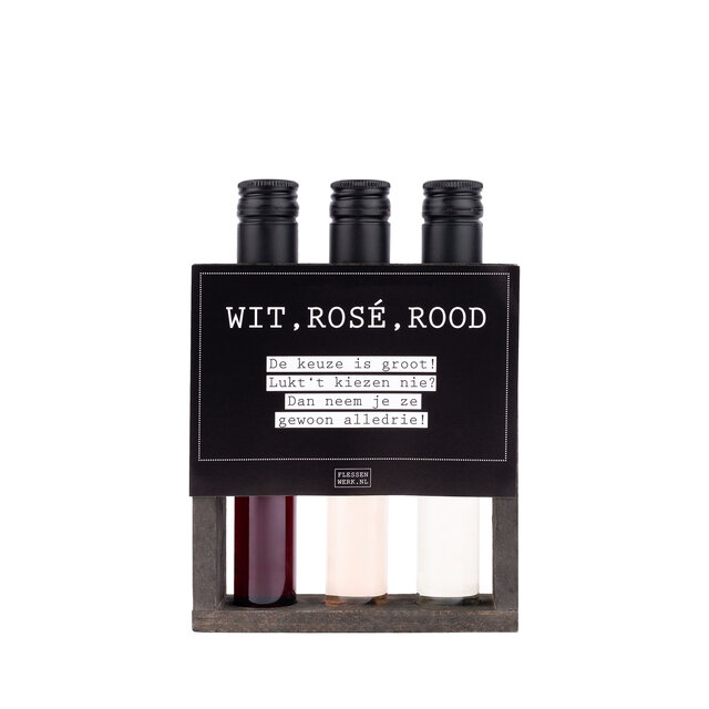 Wijngift - tubes in rekje - Lukt kiezen nie? - per 6