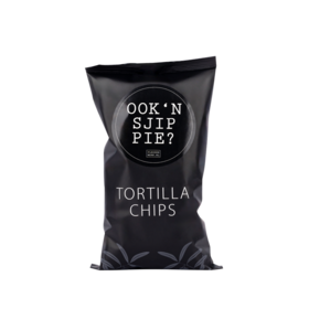 Ook 'n sjippie? - Tortilla chips, zwarte zak - per 12