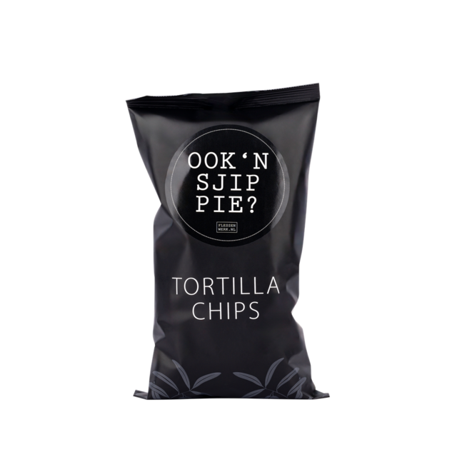 Ook 'n sjippie? - Tortilla chips, zwarte zak - per 12