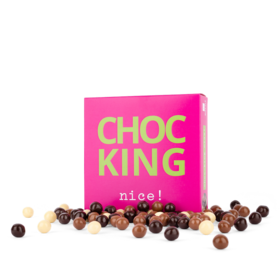 Choc-king nice! - Chocola  in cadeau-doosje - per 12