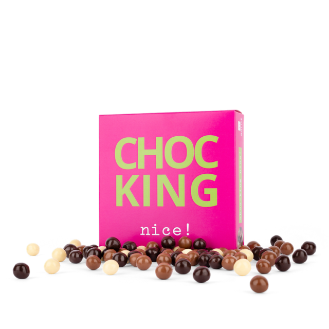 Choc-king nice! - Chocola  in cadeau-doosje - per 12