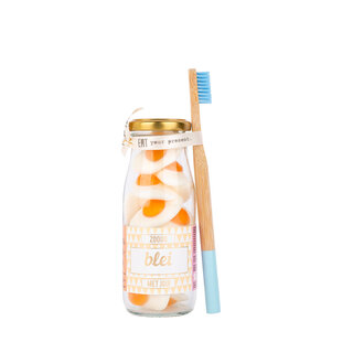 Snoepflesje 250 ml - Blei met jou - met tandenborstel - per 6