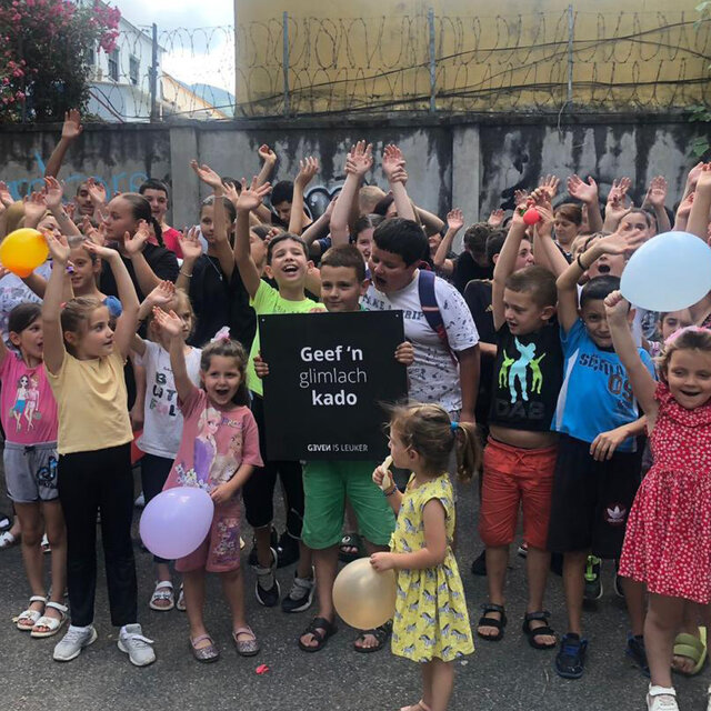 POS Geven is leuker - branding - fotoborden large