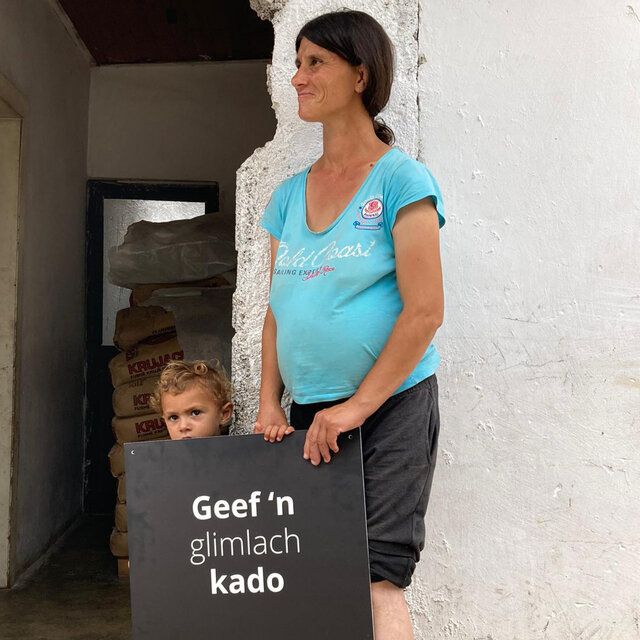 POS Geven is leuker - branding - fotoborden large