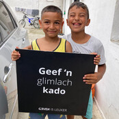 POS Geven is leuker - branding - fotoborden large