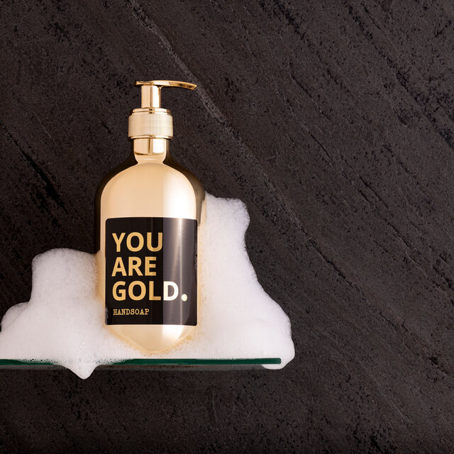 You are gold - Gouden zeeppompje - 500 ml - per 6