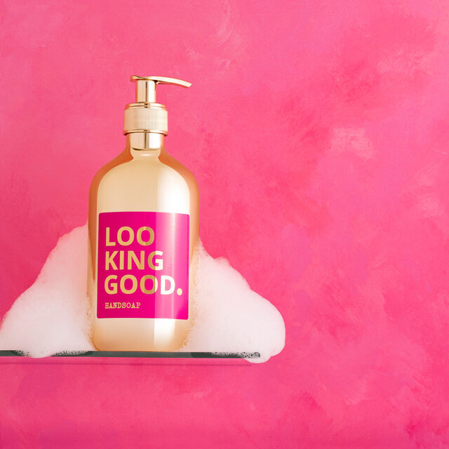 Looking good - Gouden zeeppompje - 500 ml - per 6