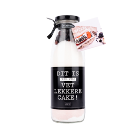 Dit is (red-vel) VET lekkere cake! - Cakemix red velvet - per 6