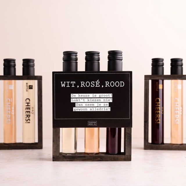Wijngift - tubes in rekje - Lukt kiezen nie? - per 6
