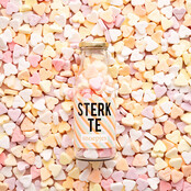 Sterkte snoepjes - Snoep (vruchtenhartjes)  in fles - per 12
