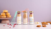 Bakflesje 250ml Dankje de koek koek(jes) - met garde - per 6 Bakflesje 250ml Dankje de koek koek(jes) - met garde - per 6