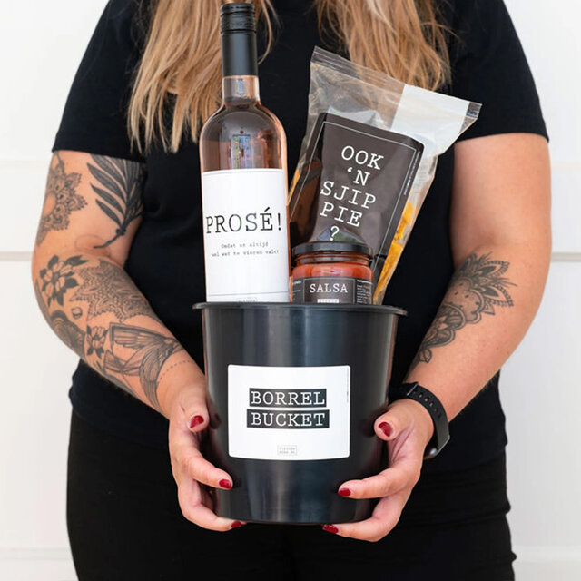 Borrel  bucket - klein (3 liter) - per 12 Borrel  bucket - klein (3 liter) - per 12