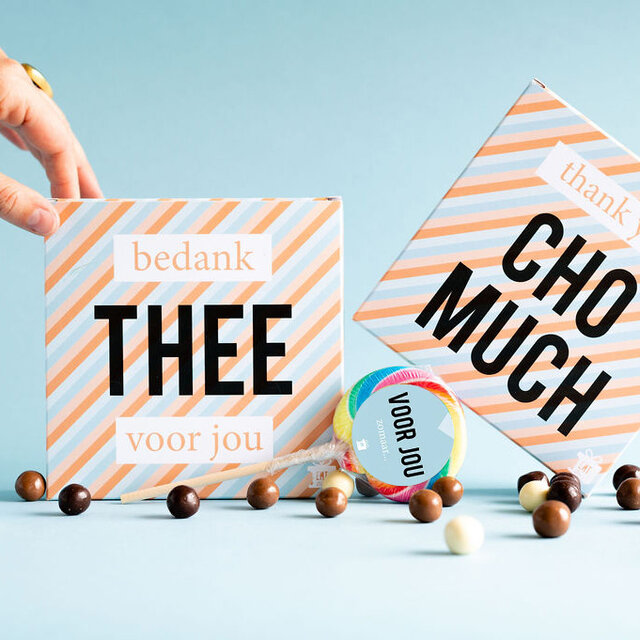 Regenboog lolly - VOOR JOU zomaar - per 6