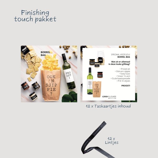 POS - Finishing touch pakket - Borrel Bag
